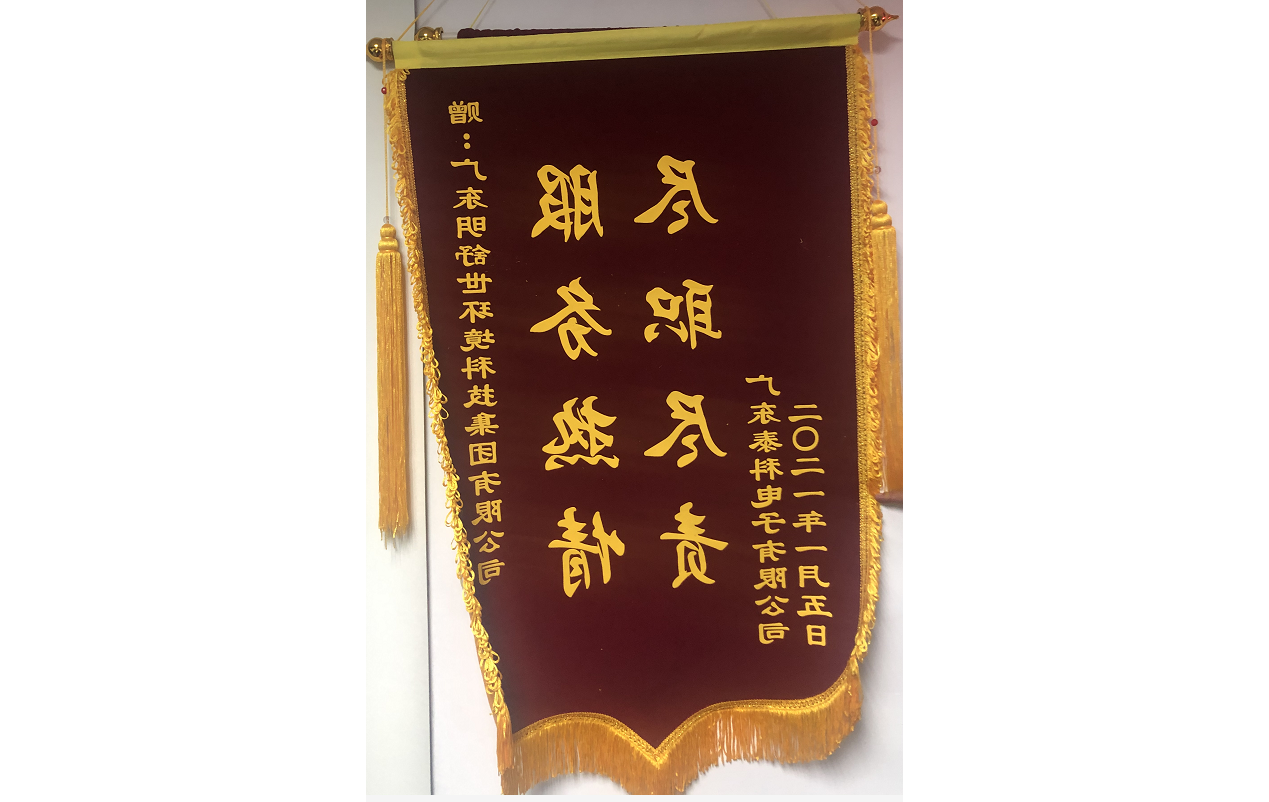 锦旗（广东泰科电子有限公司赠）